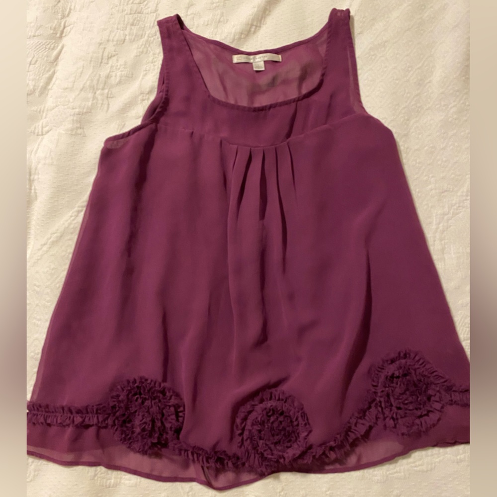 EUC - LC Lauren Conrad | Wine | Blouse | L